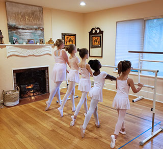 Children in Ballet Class