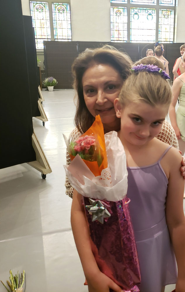 My former 'Magic Garden' student Amelia, at her first Spring dance concert at DWT, Brava!!!